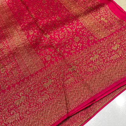 Banarasi Tussar Georgette Saree