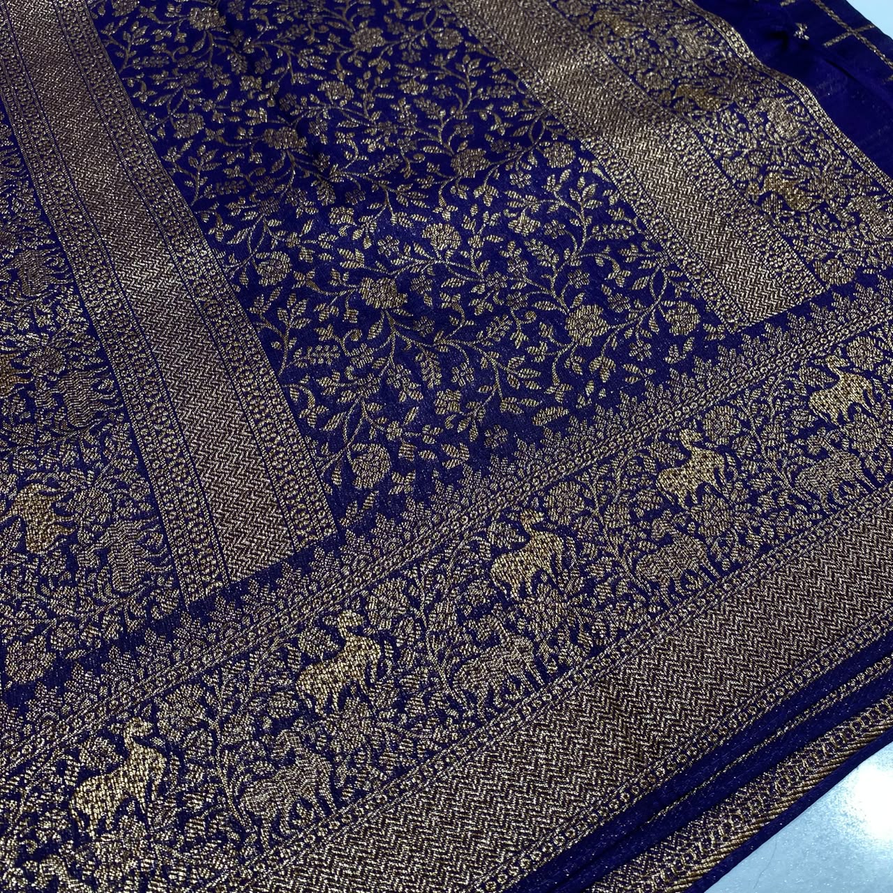 Banarasi Tussar Georgette Saree