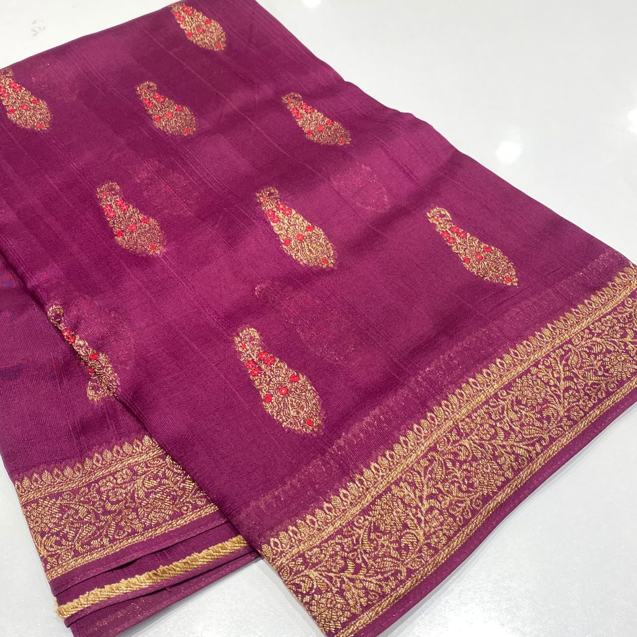 Banarasi Tussar Georgette Saree