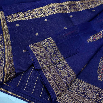 Banarasi Tussar Georgette Saree
