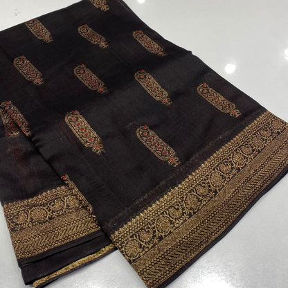 Banarasi Tussar Georgette Saree