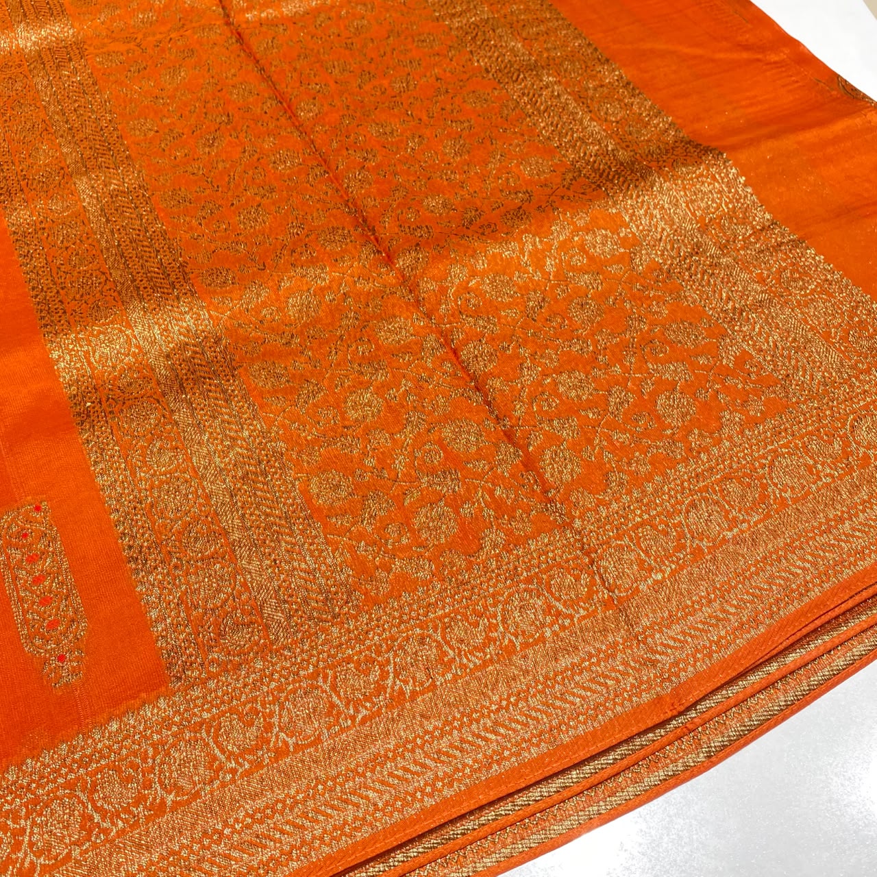 Banarasi Tussar Georgette Saree