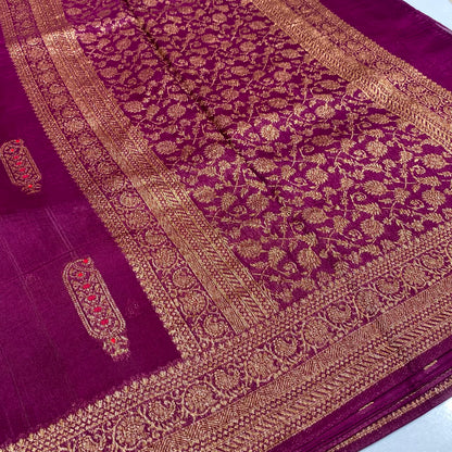Banarasi Tussar Georgette Saree