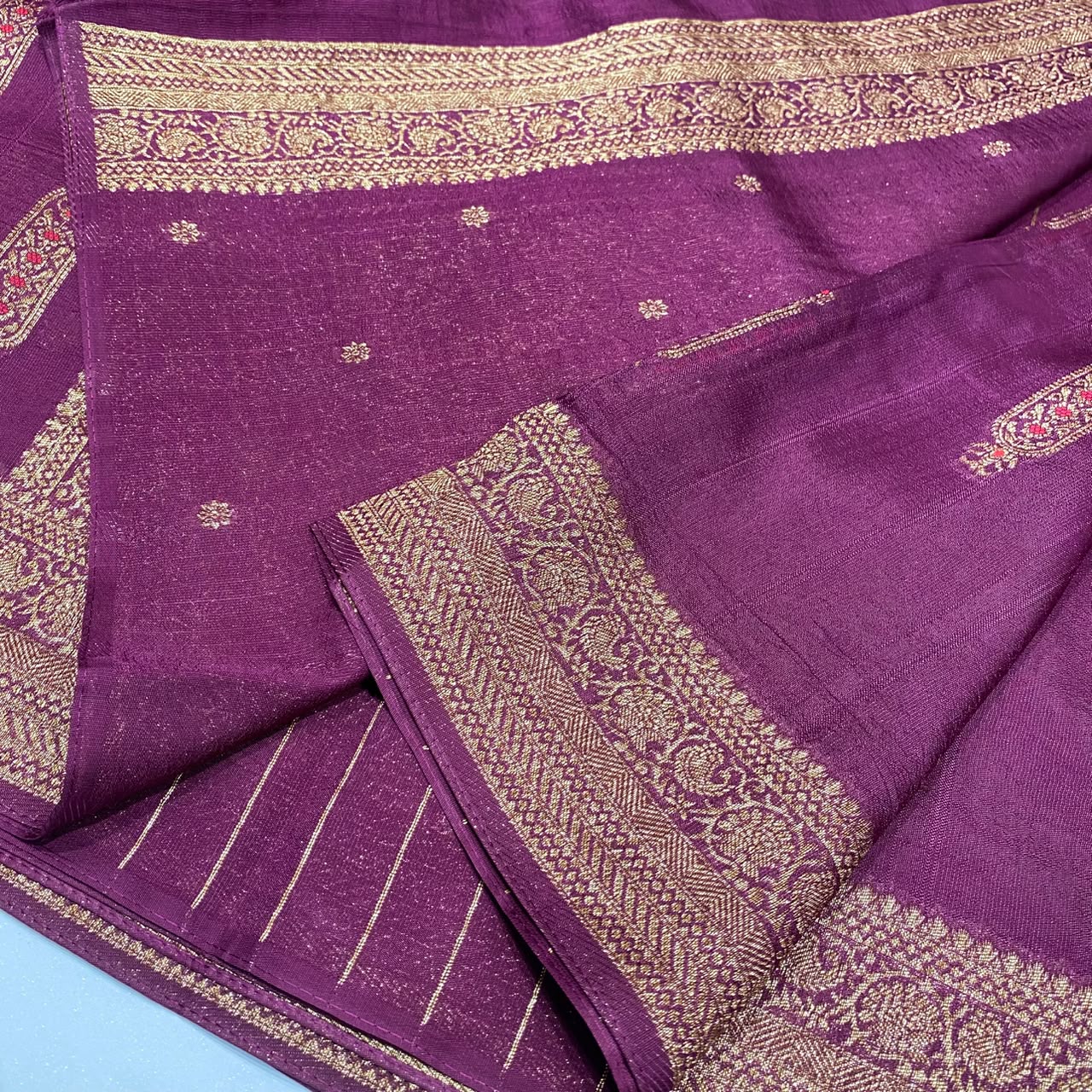 Banarasi Tussar Georgette Saree