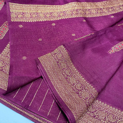 Banarasi Tussar Georgette Saree