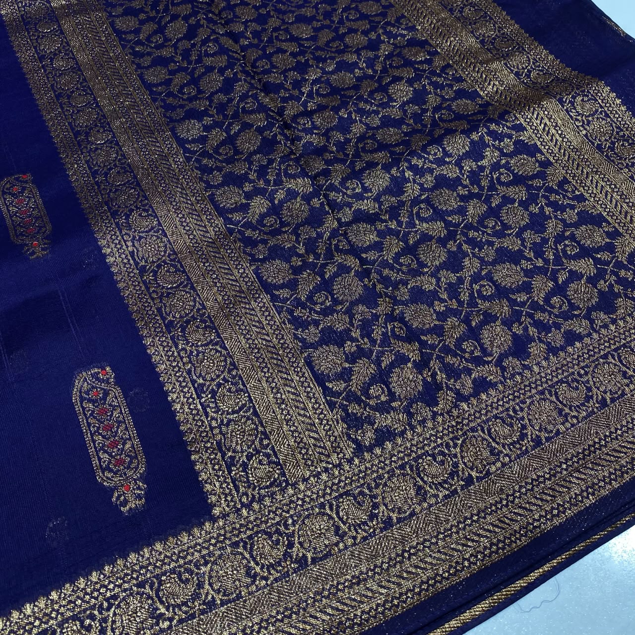 Banarasi Tussar Georgette Saree