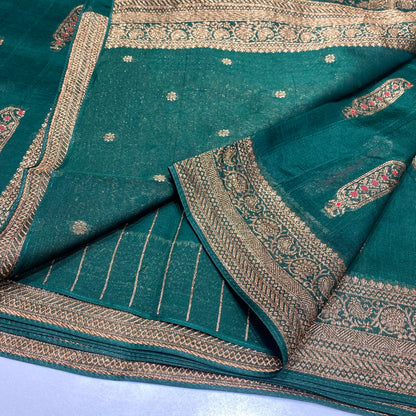Banarasi Tussar Georgette Saree