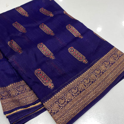 Banarasi Tussar Georgette Saree