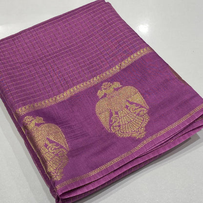 Semi Mysore Crepe Saree