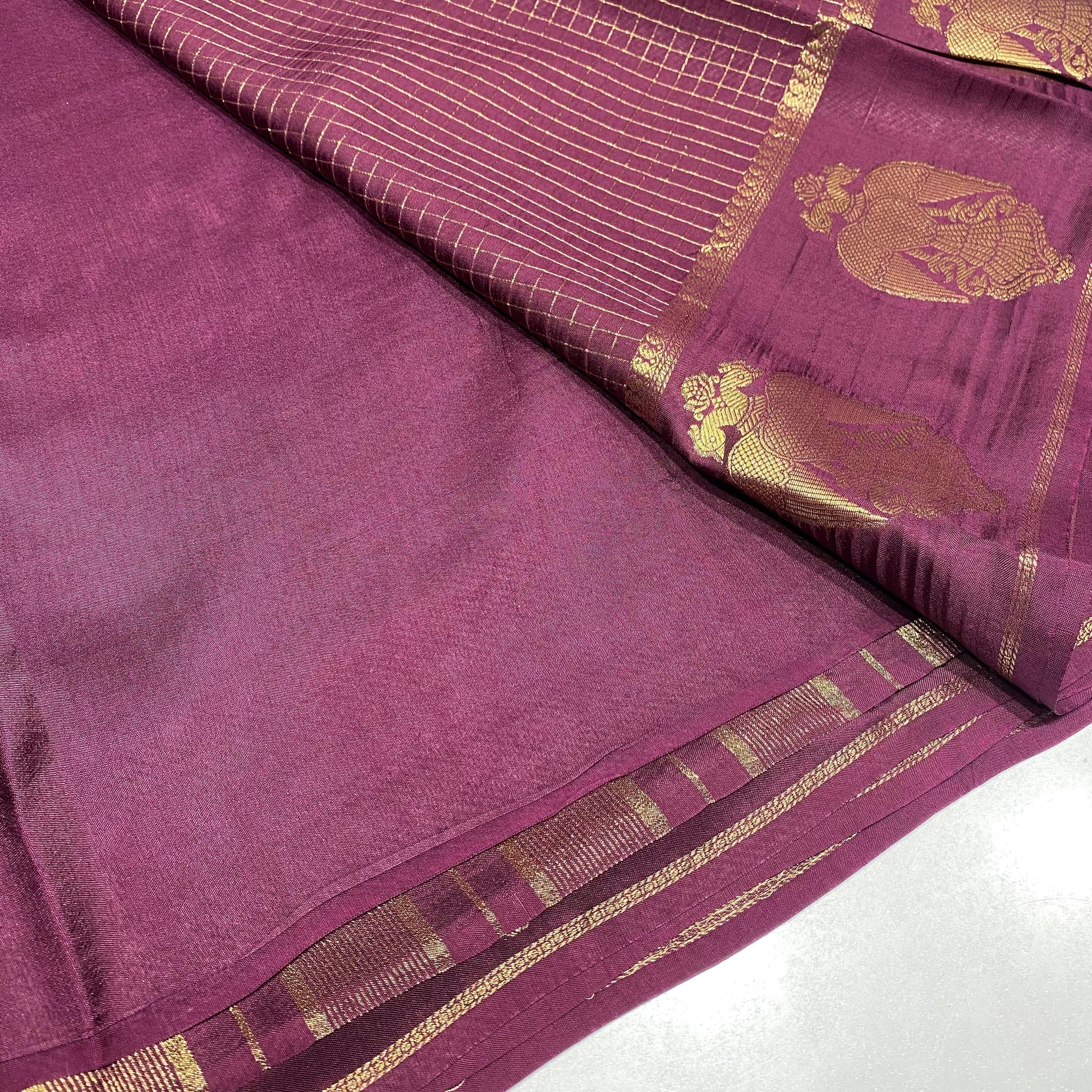 Semi Mysore Crepe Saree