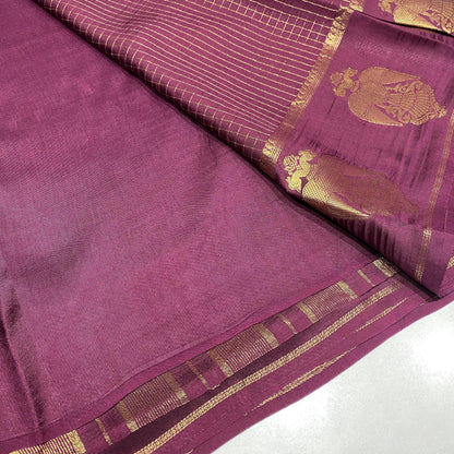 Semi Mysore Crepe Saree
