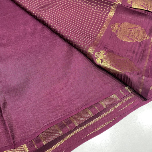 Semi Mysore Crepe Saree