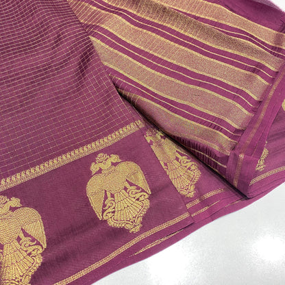 Semi Mysore Crepe Saree