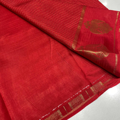 Semi Mysore Crepe Saree