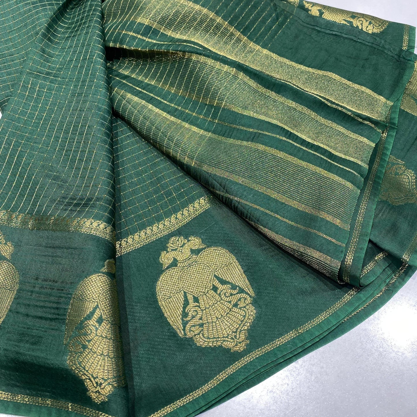 Semi Mysore Crepe Saree