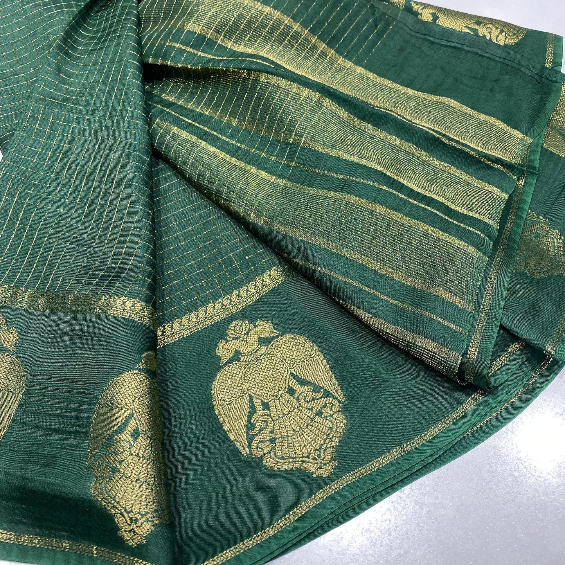 Semi Mysore Crepe Saree