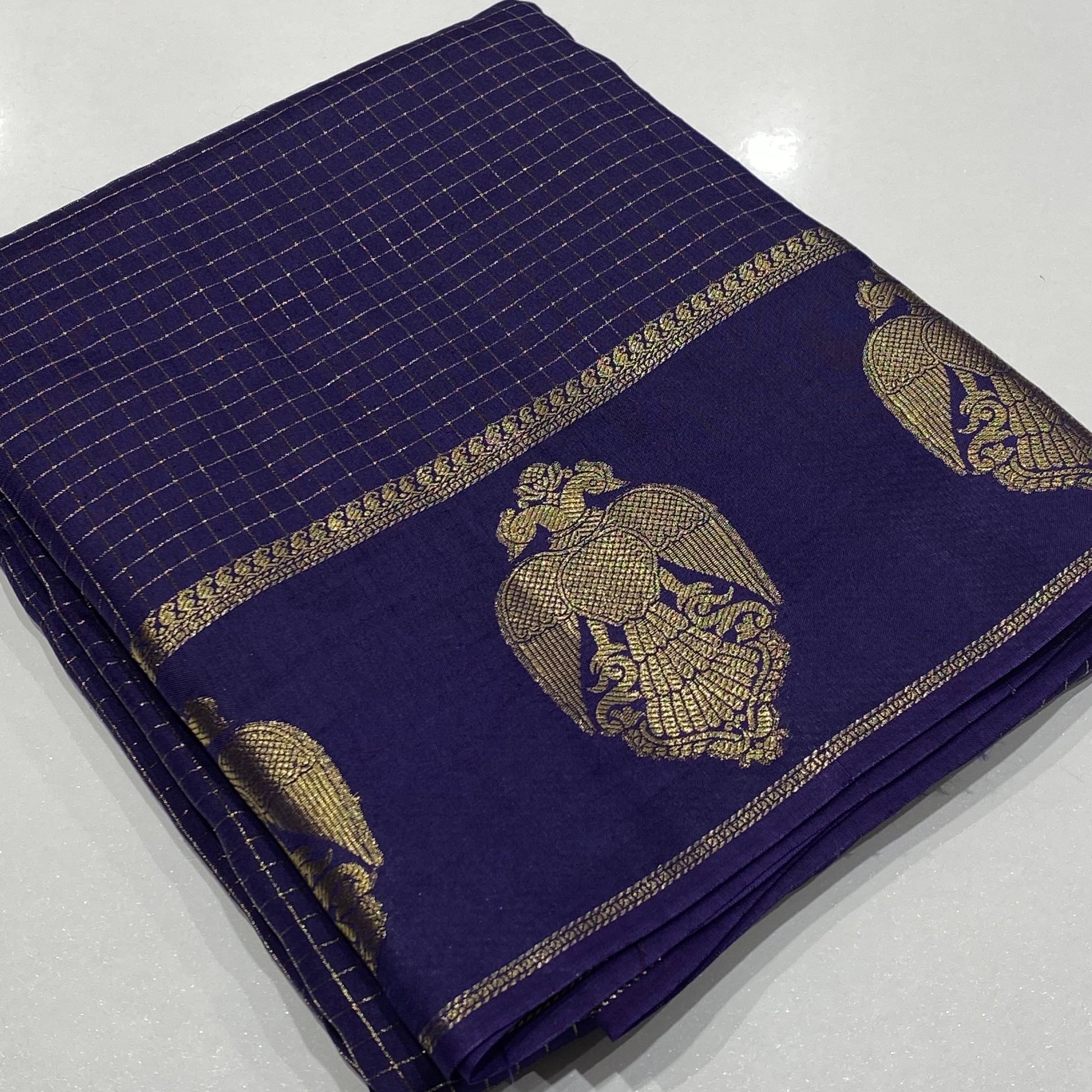 Semi Mysore Crepe Saree