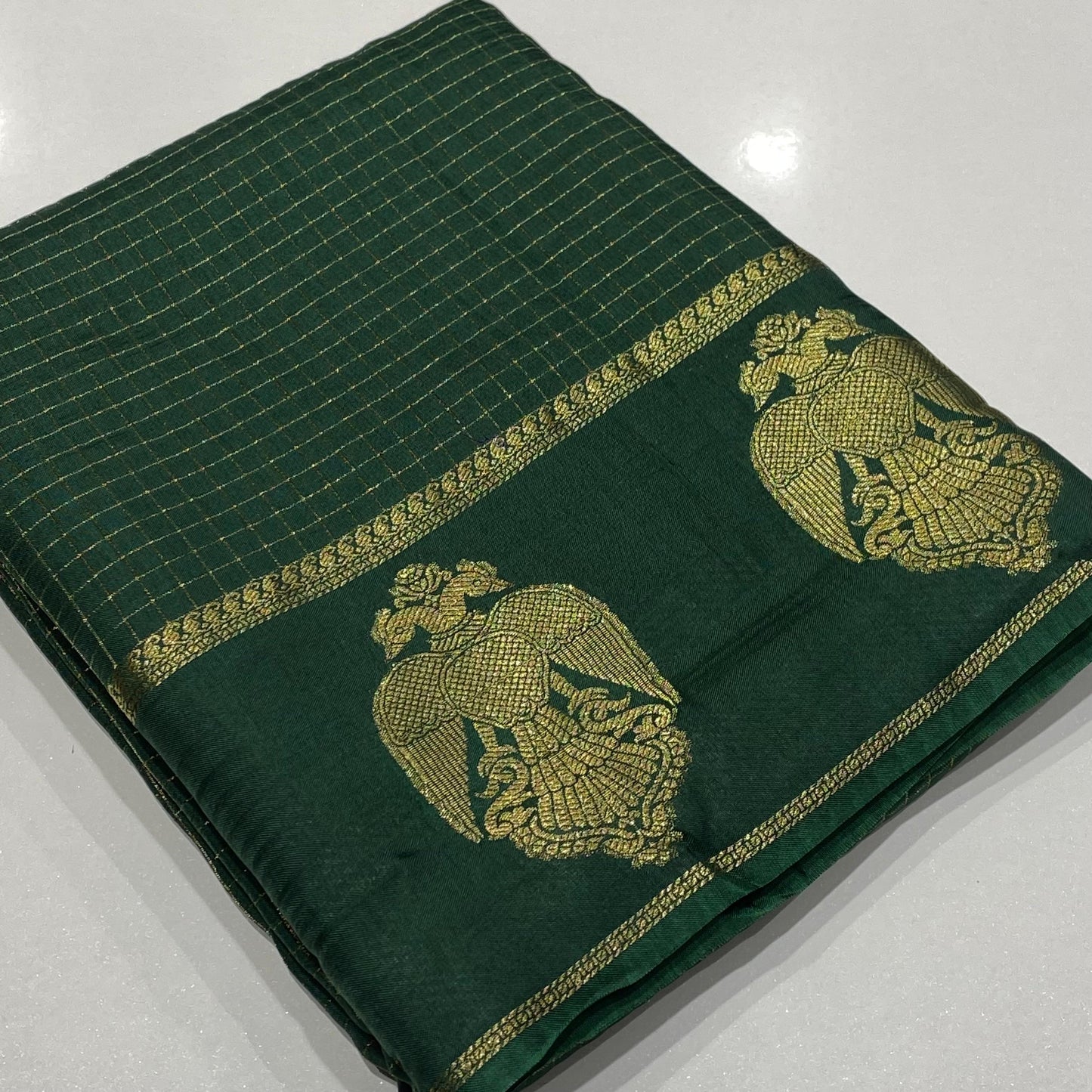 Semi Mysore Crepe Saree