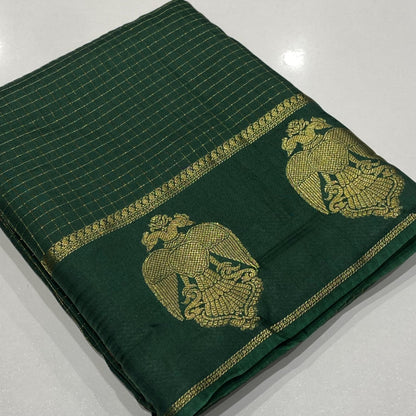 Semi Mysore Crepe Saree