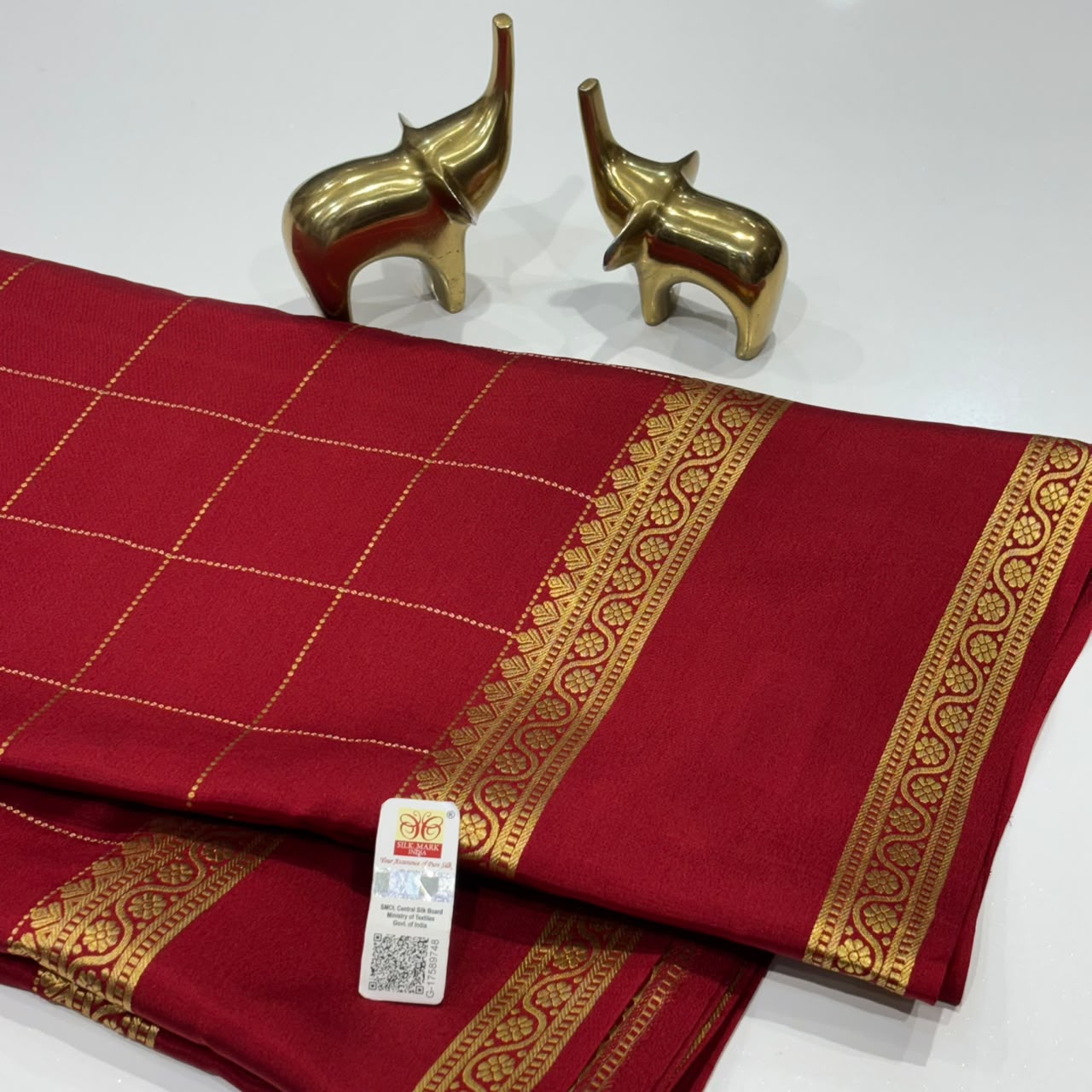Pure Mysore Crepe Silk Saree