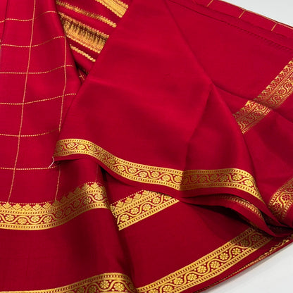 Pure Mysore Crepe Silk Saree