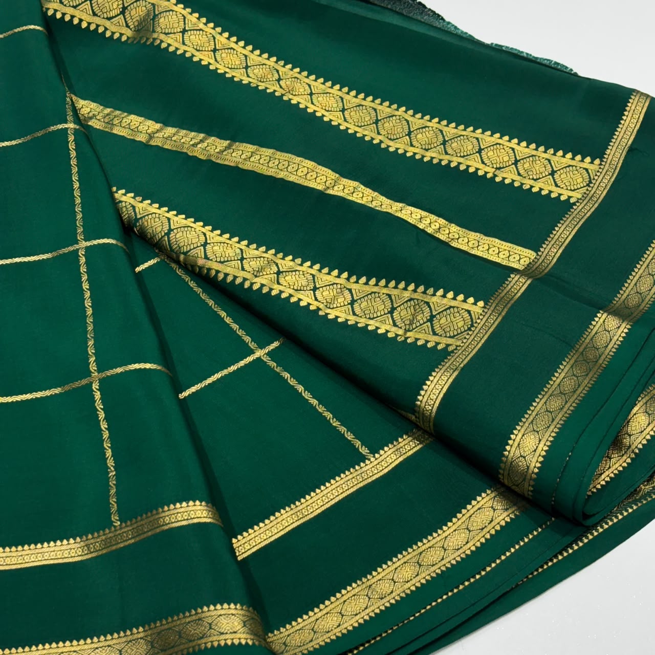 Pure Mysore Crepe Silk Saree