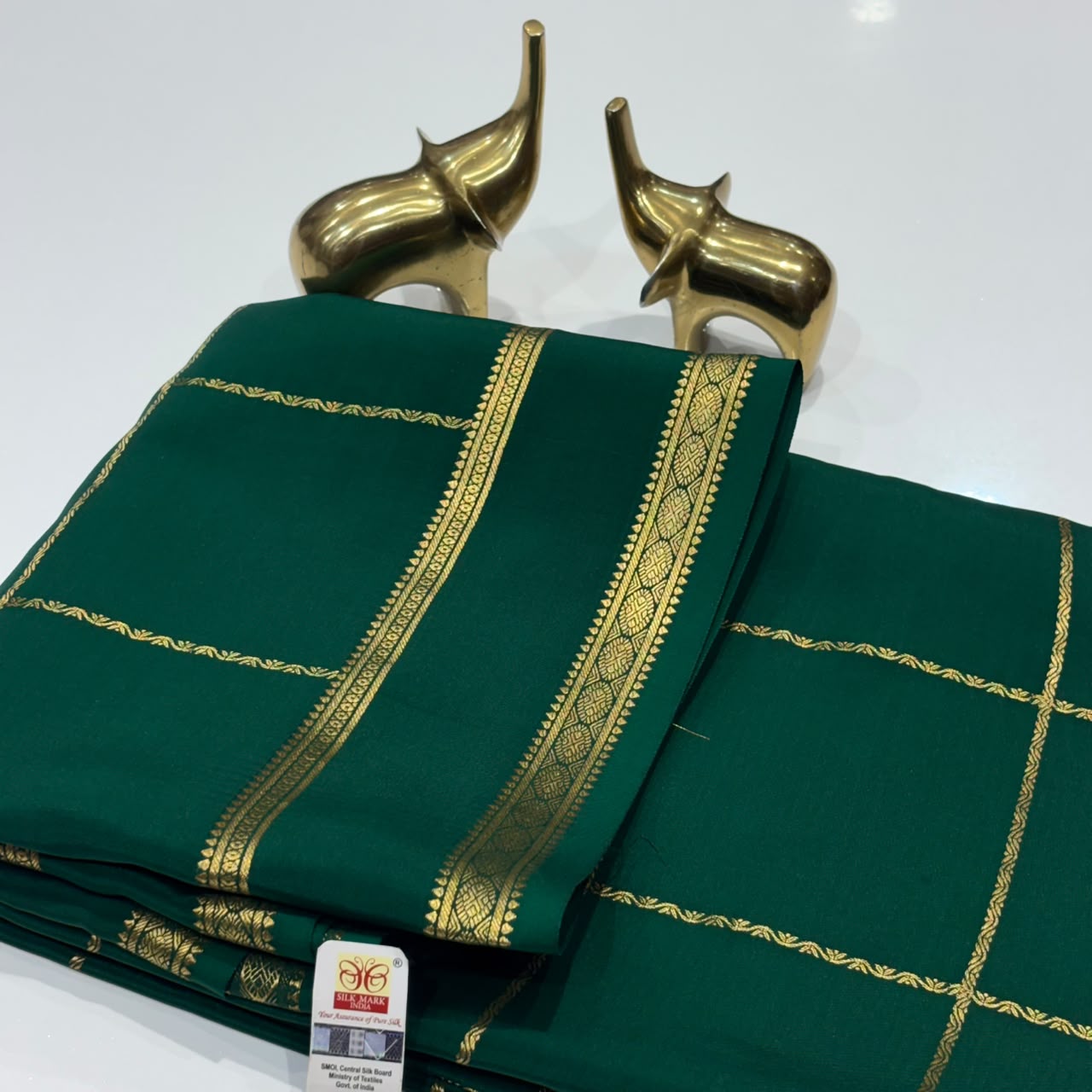 Pure Mysore Crepe Silk Saree