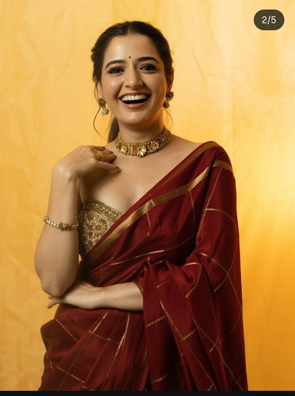 Pure Mysore Crepe Silk Saree