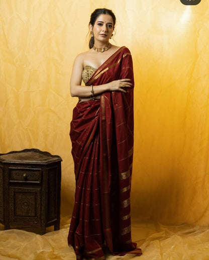 Pure Mysore Crepe Silk Saree