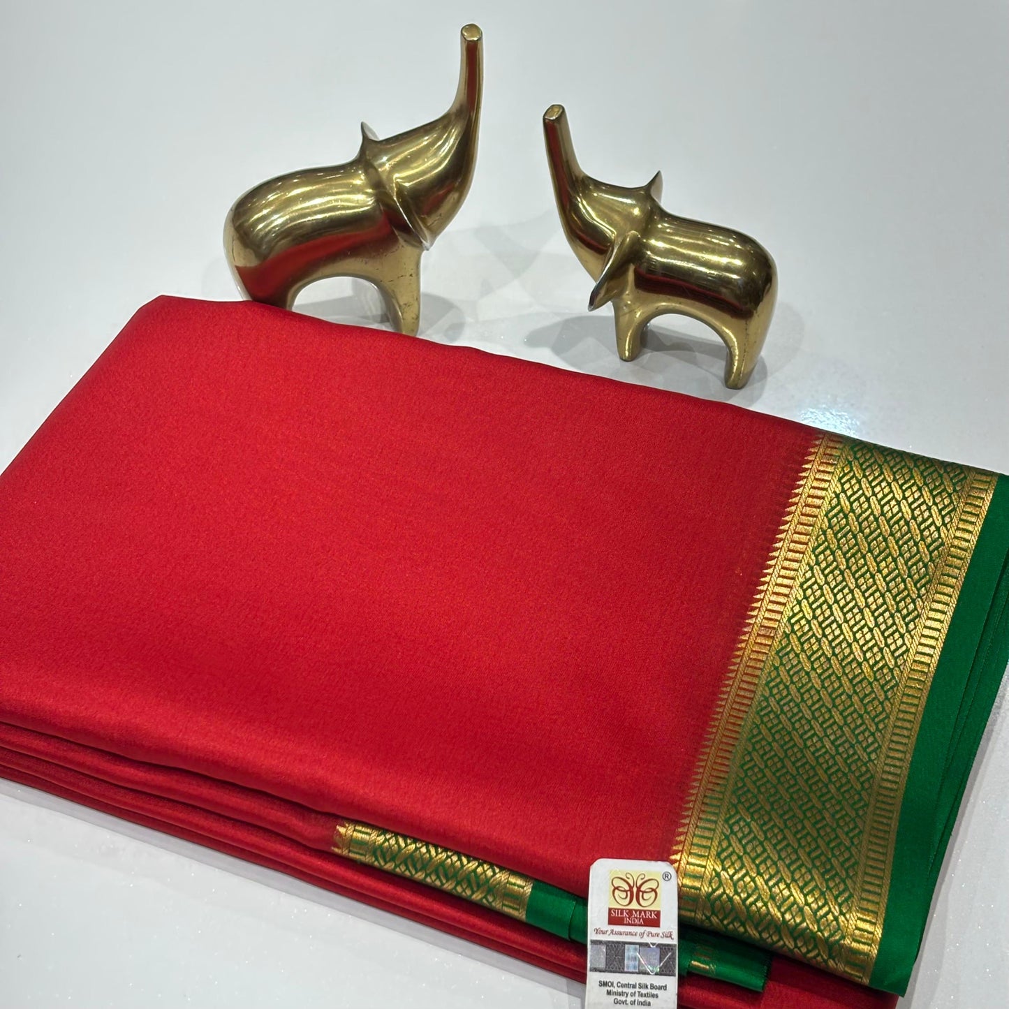Pure Mysore Crepe Silk Saree