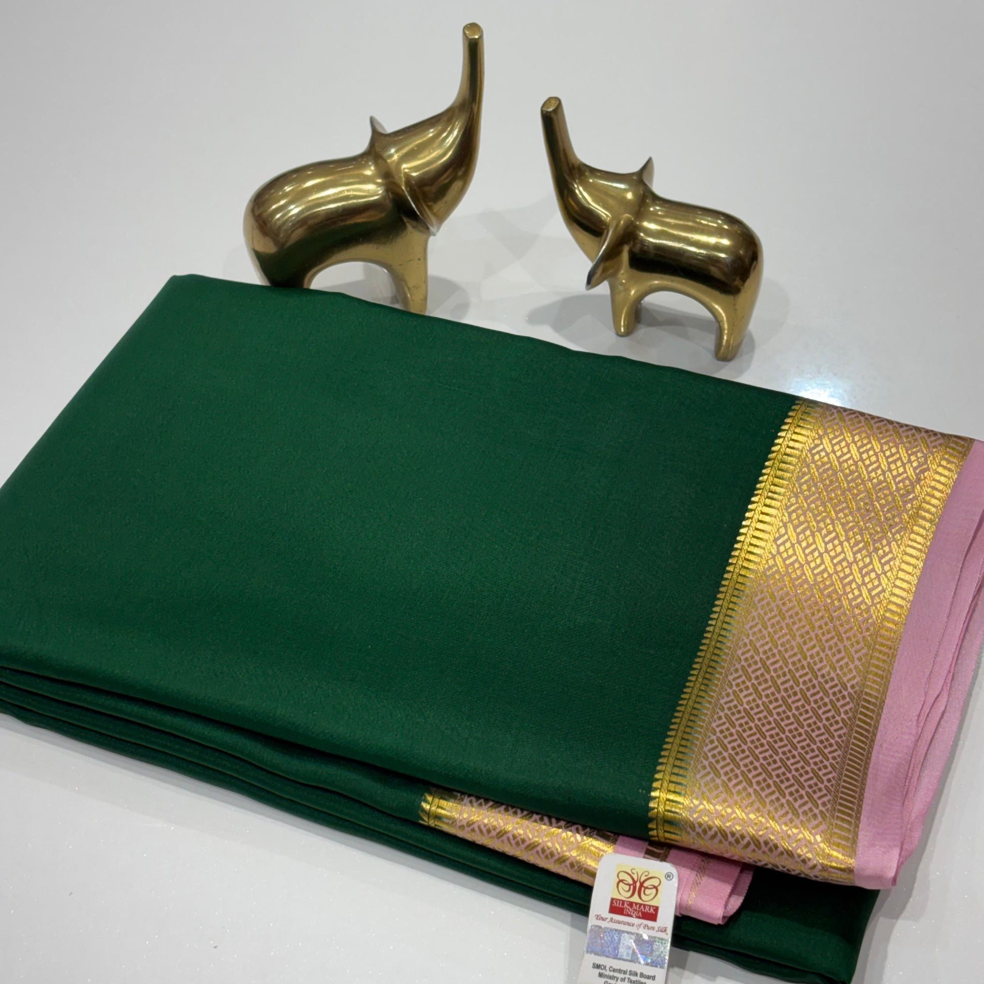 Pure Mysore Crepe Silk Saree
