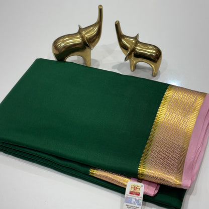Pure Mysore Crepe Silk Saree