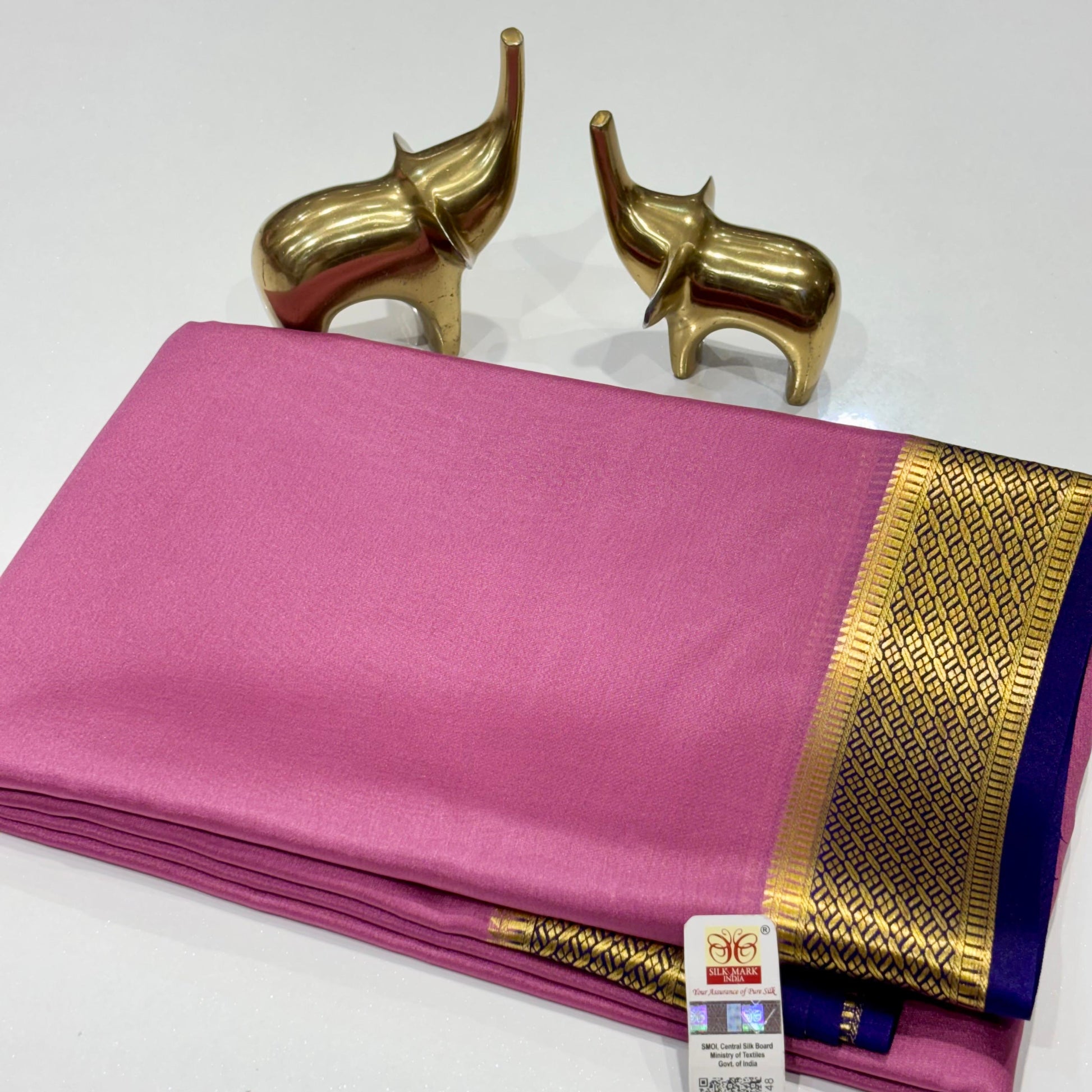 Pure Mysore Crepe Silk Saree