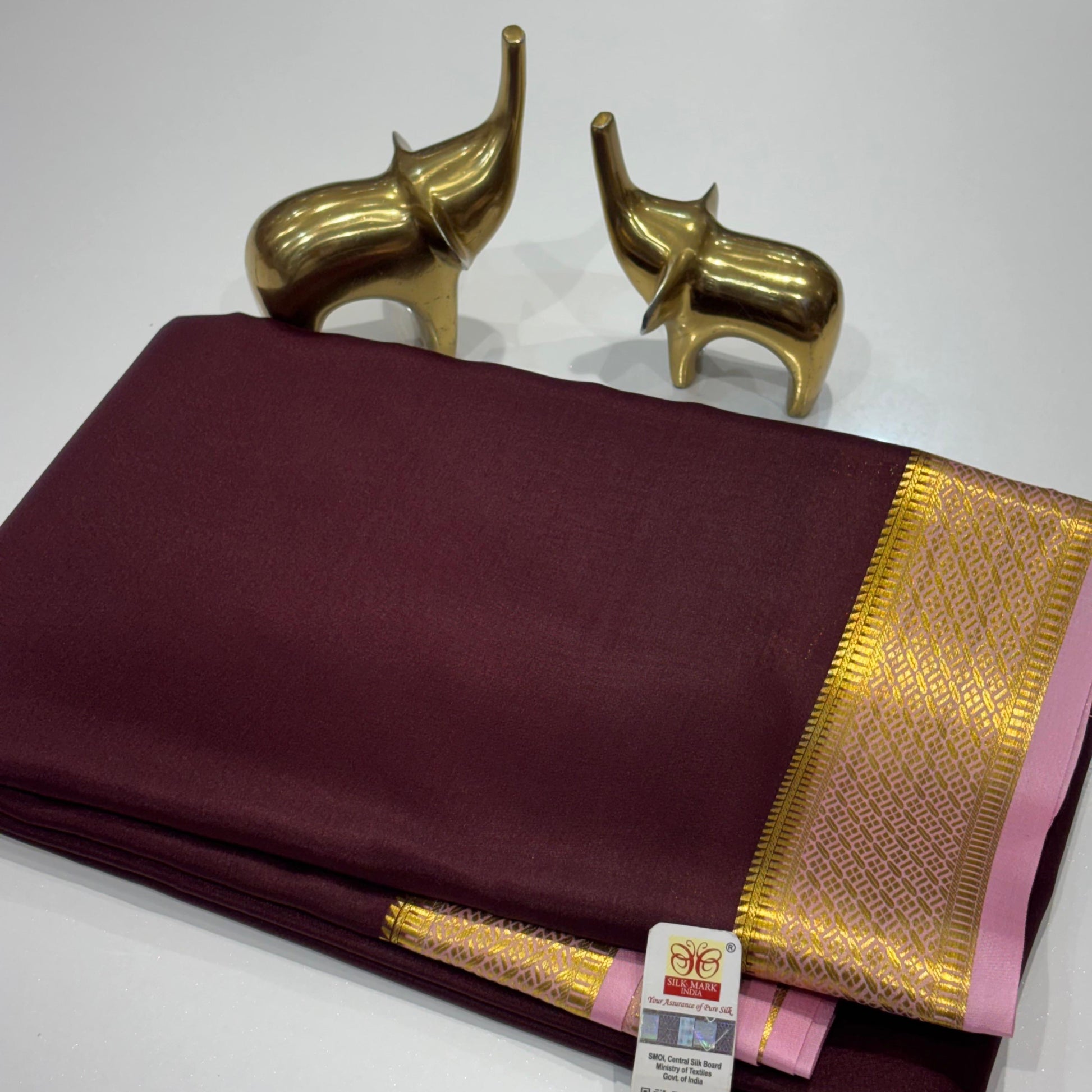 Pure Mysore Crepe Silk Saree
