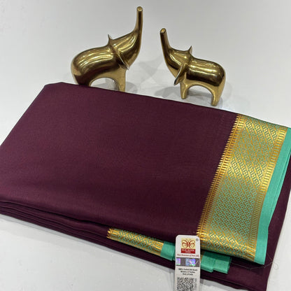 Pure Mysore Crepe Silk Saree