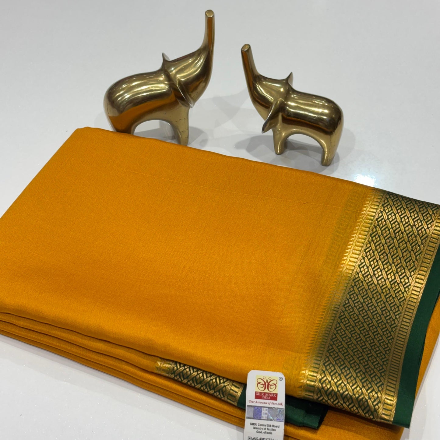 Pure Mysore Crepe Silk Saree