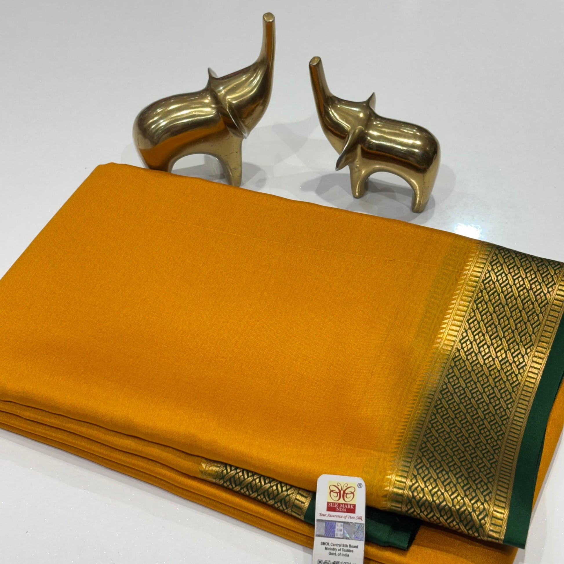Pure Mysore Crepe Silk Saree