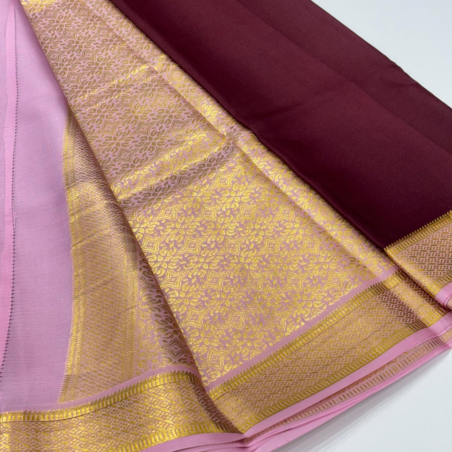 Pure Mysore Crepe Silk Saree