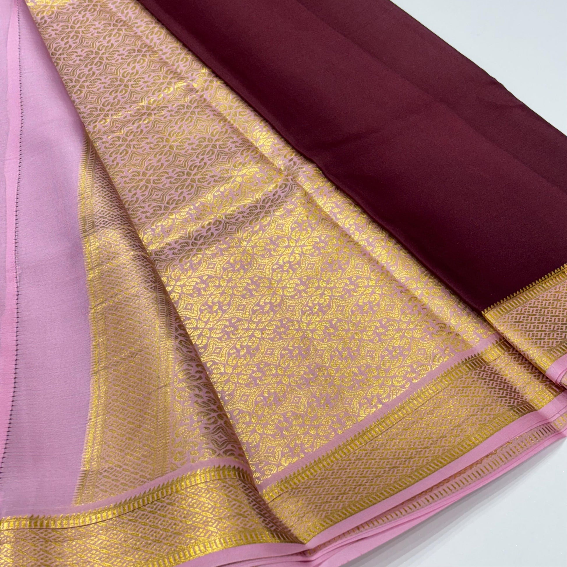 Pure Mysore Crepe Silk Saree
