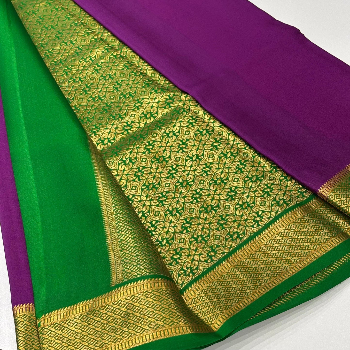 Pure Mysore Crepe Silk Saree