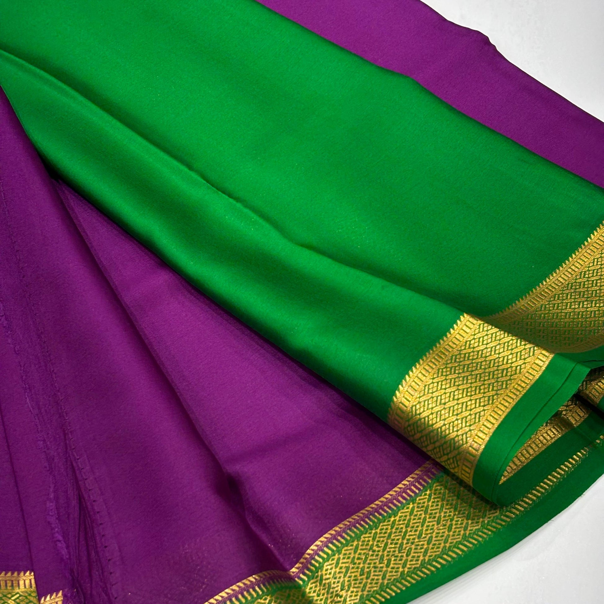 Pure Mysore Crepe Silk Saree