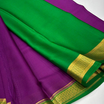 Pure Mysore Crepe Silk Saree