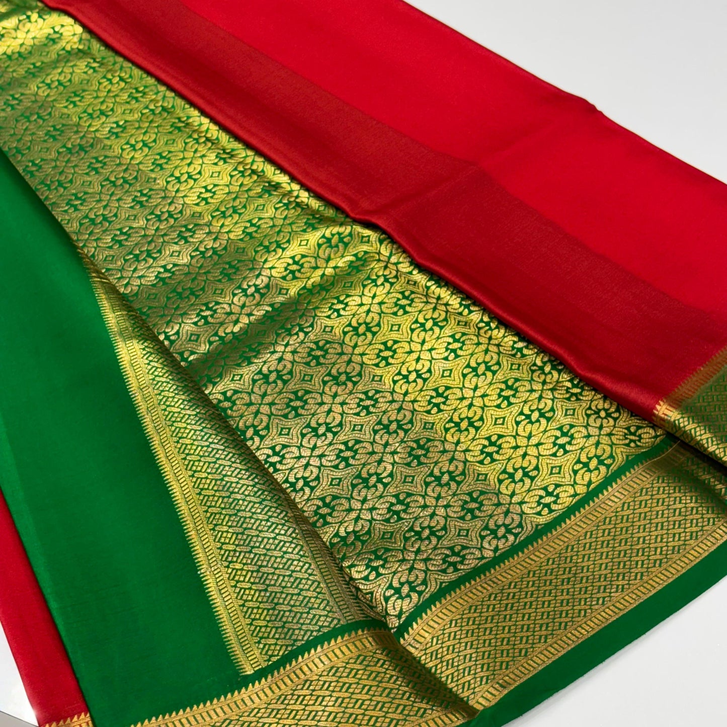 Pure Mysore Crepe Silk Saree