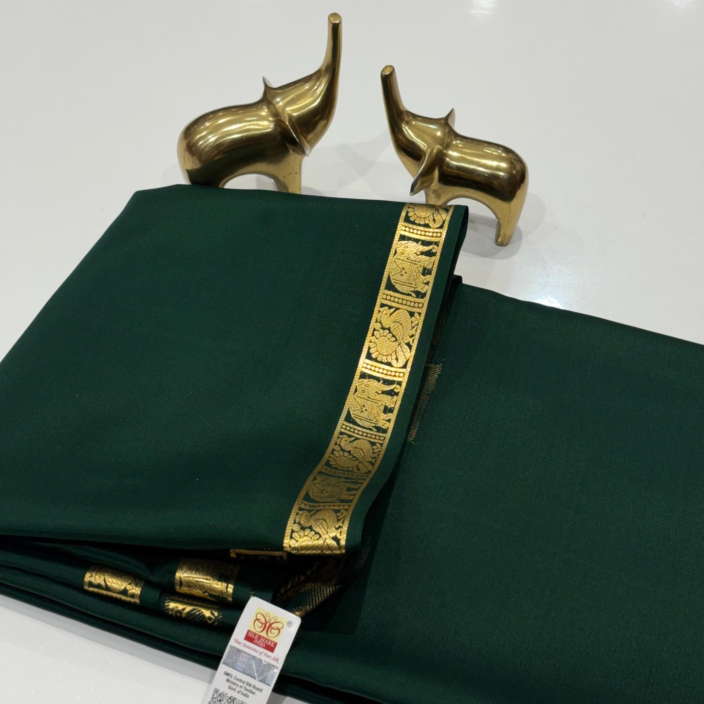 Pure Mysore Crepe Silk Saree