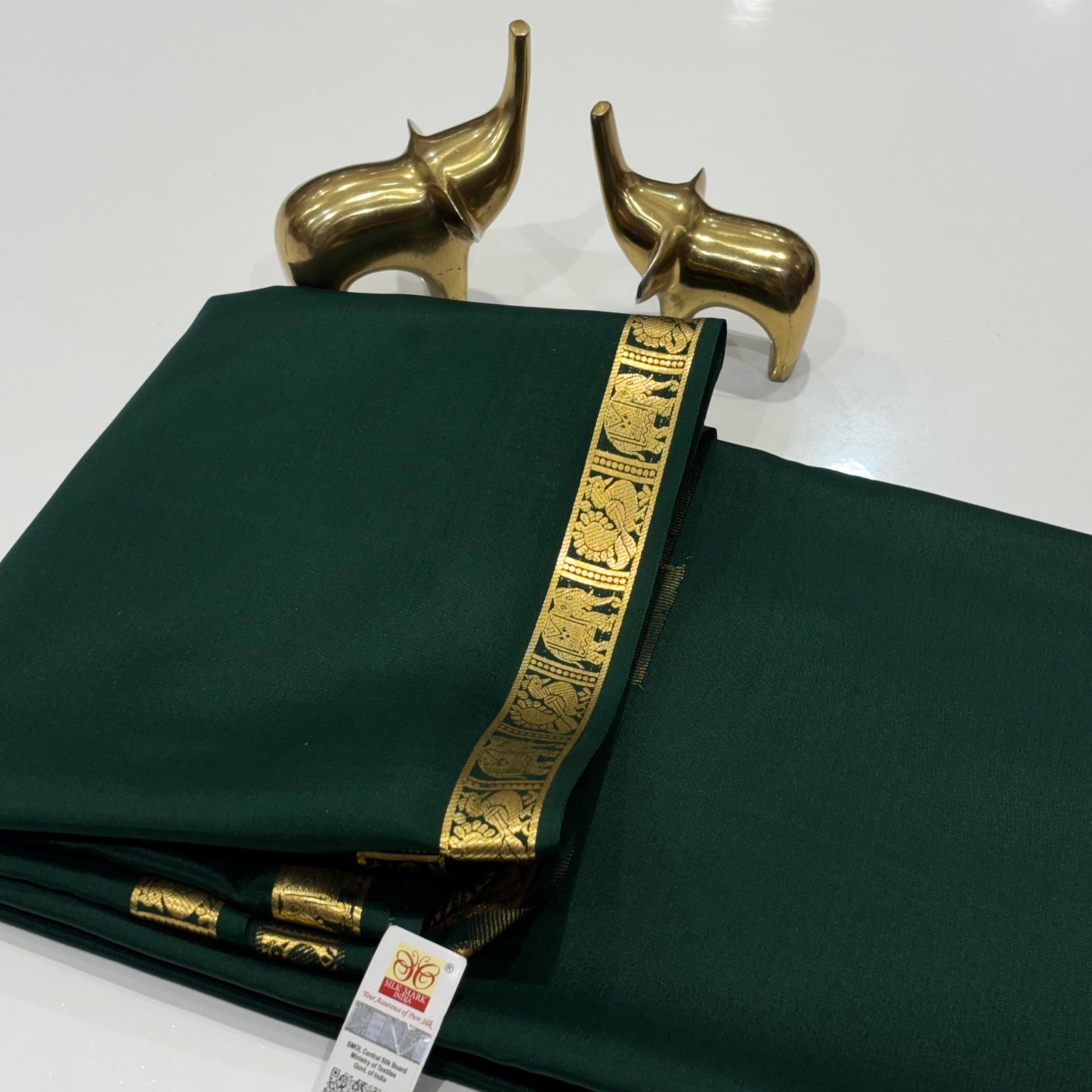 Pure Mysore Crepe Silk Saree