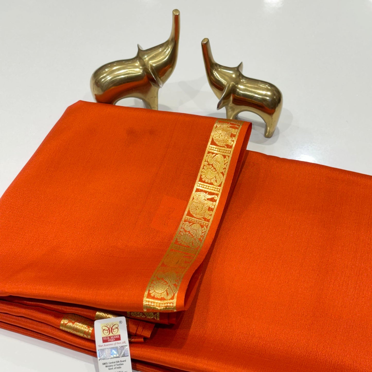 Pure Mysore Crepe Silk Saree