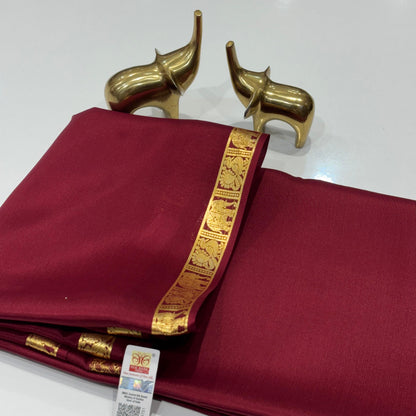 Pure Mysore Crepe Silk Saree