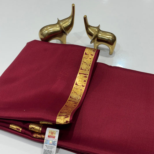 Pure Mysore Crepe Silk Saree