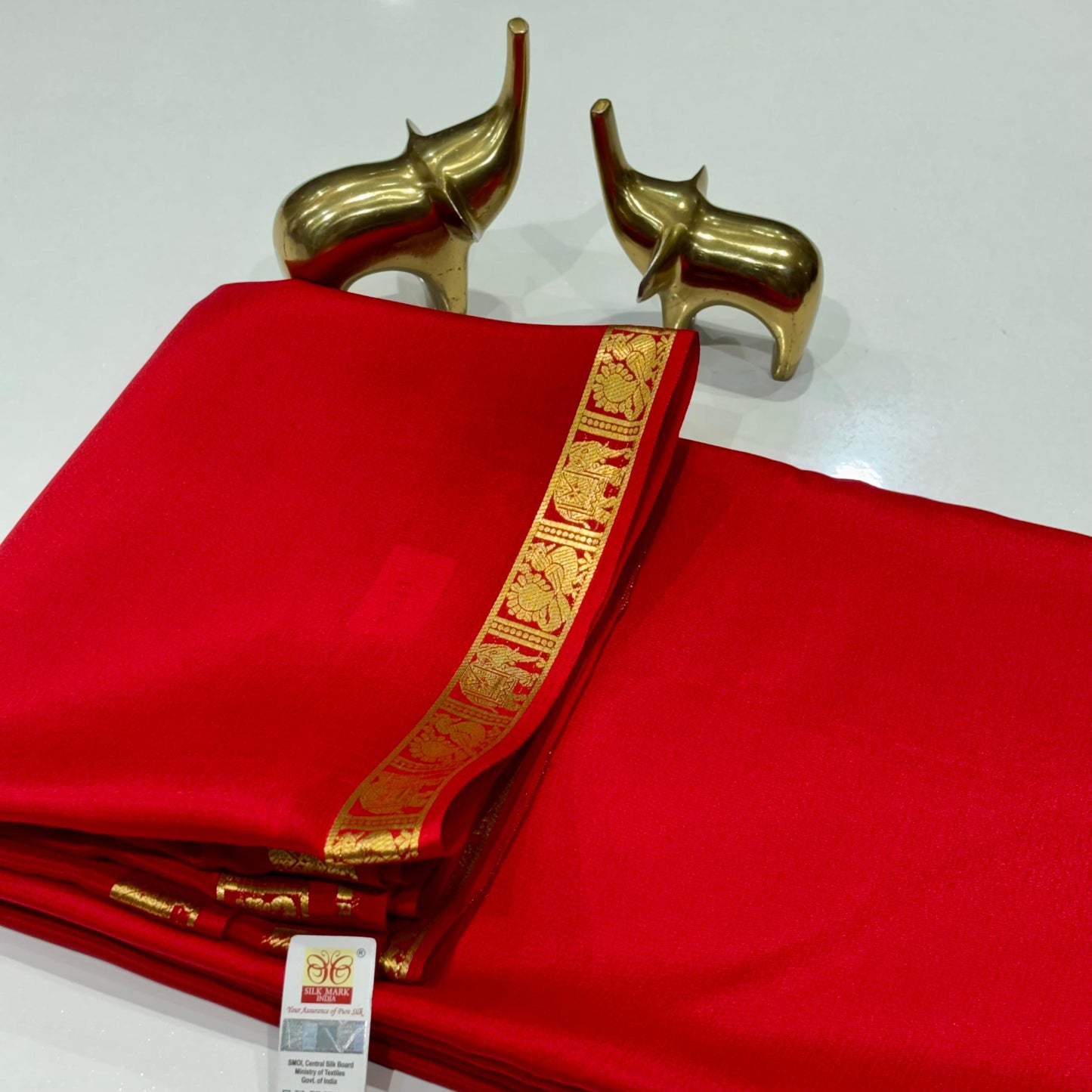 Pure Mysore Crepe Silk Saree