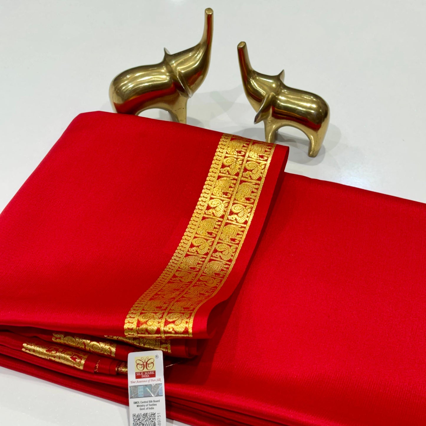 Pure Mysore Crepe Silk Saree